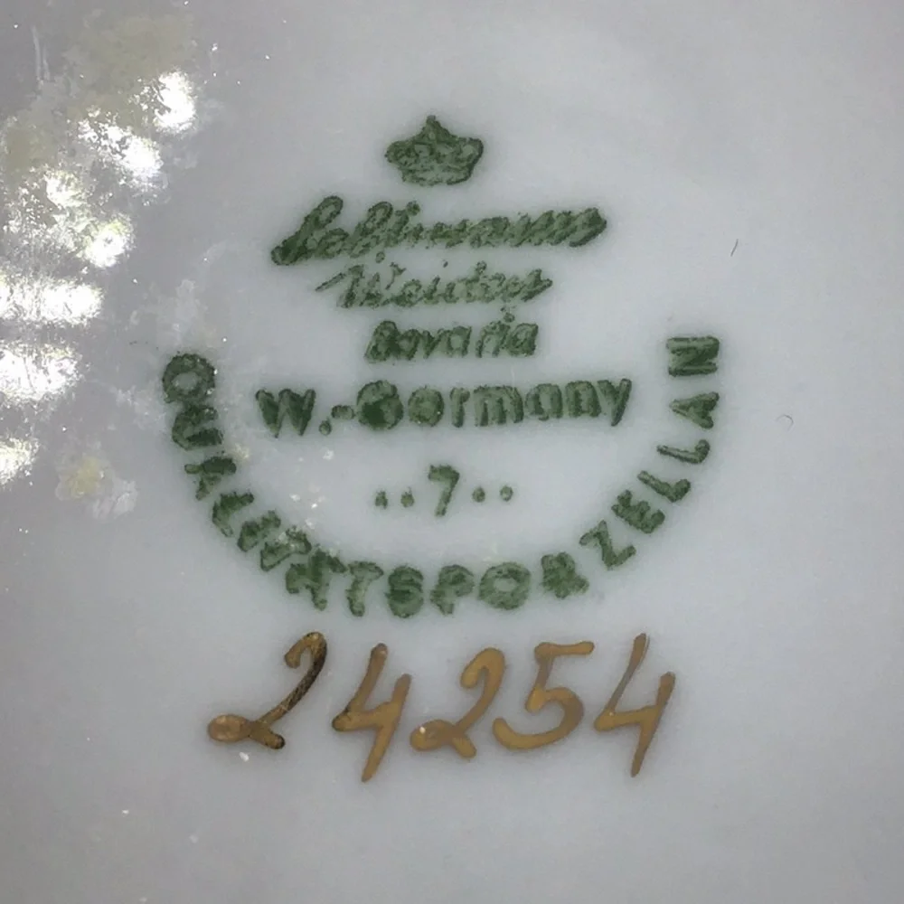 Vintage china bowl with lobster motif
